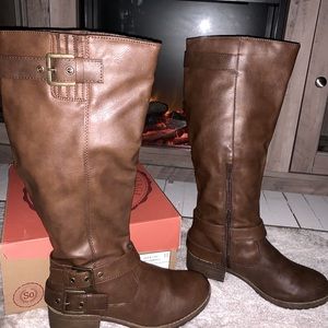SO Tall Brown Boots